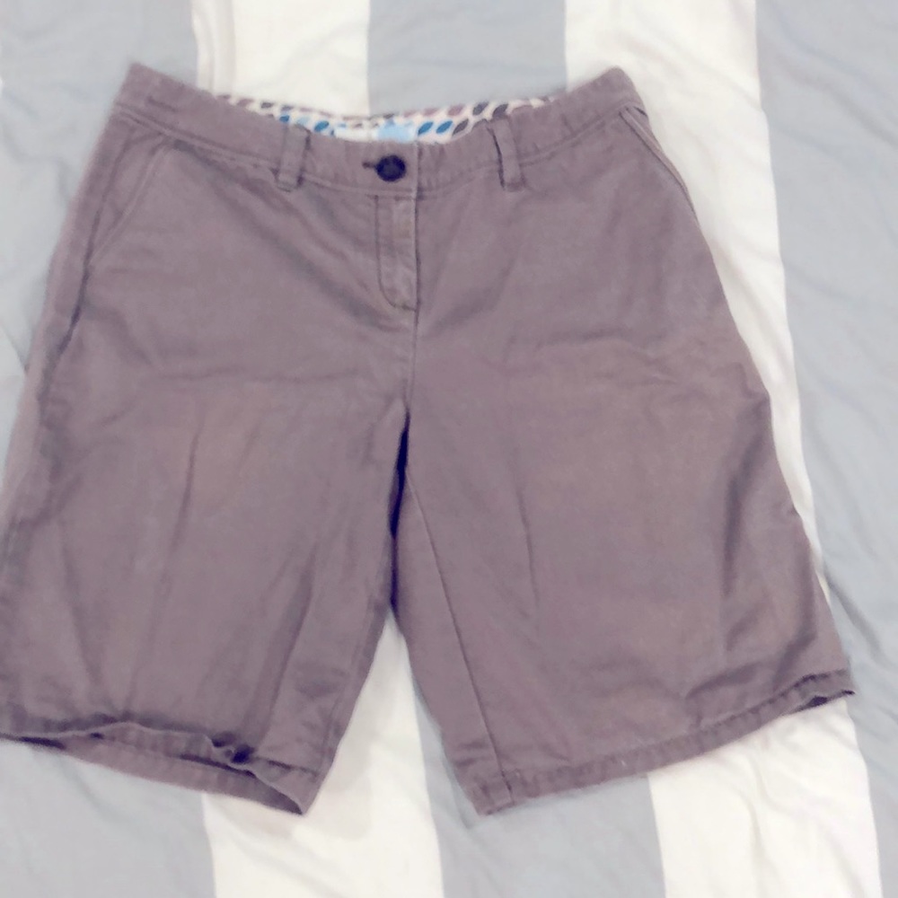Boden khaki cotton shorts, size 10